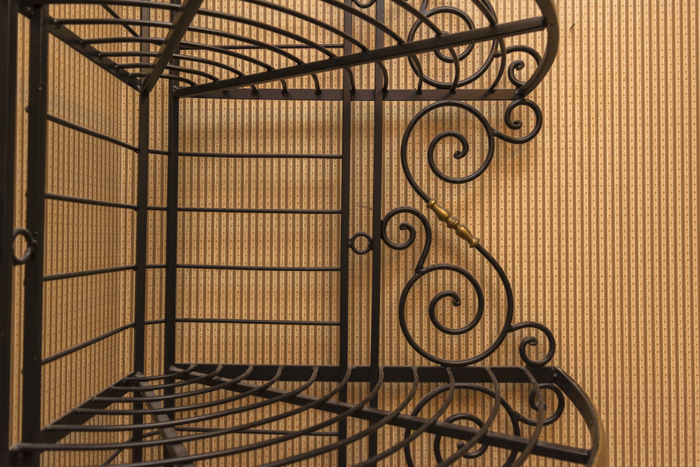 Wrought Iron Corner Shelf EBTH